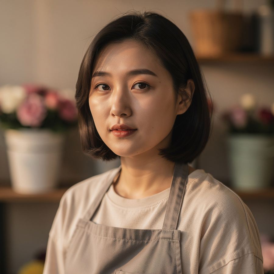촬영 설정 없이 생성한 인물 사진